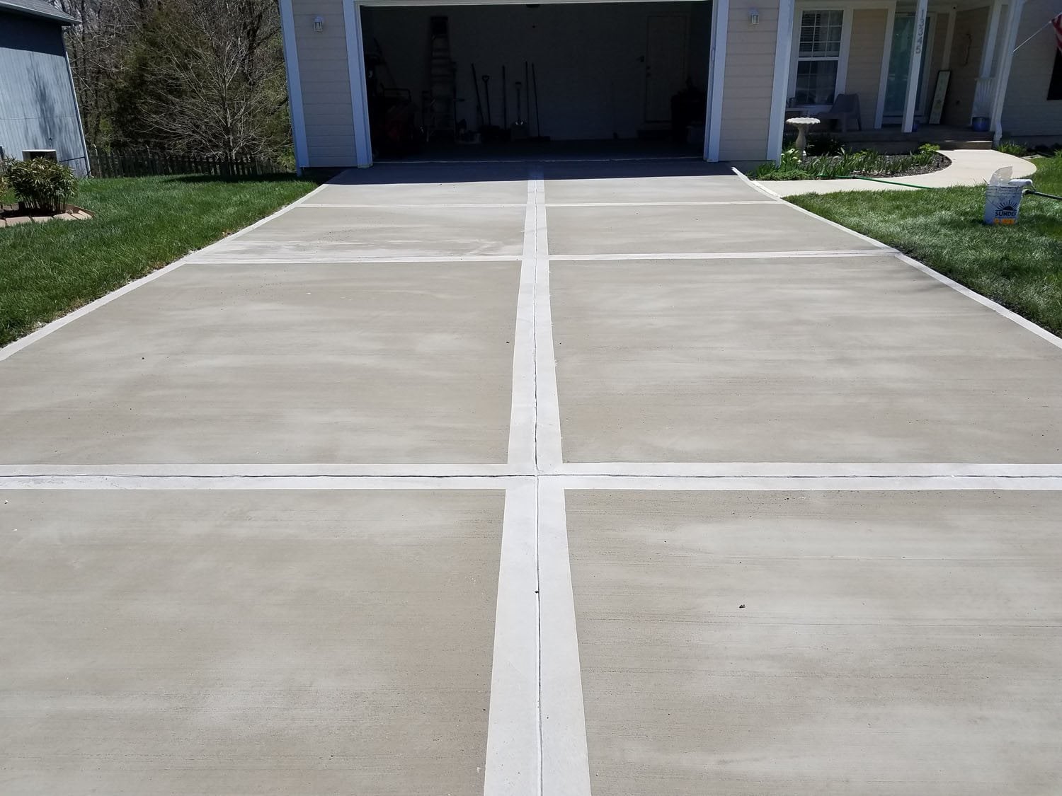 Concrete driveway installation near Saint Paul, MN